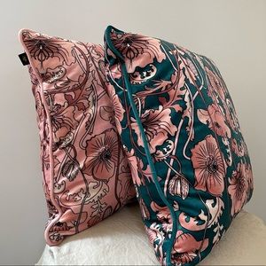 NEW PAIR - Opium Velvet Down Accent Pillows
